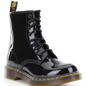 Women's 1460 Classic Patent Leather Combat Boots